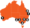 cluster map