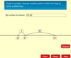 Using a number line to subtract 63 from 127, first subtracting 60 and then subtracting 3.